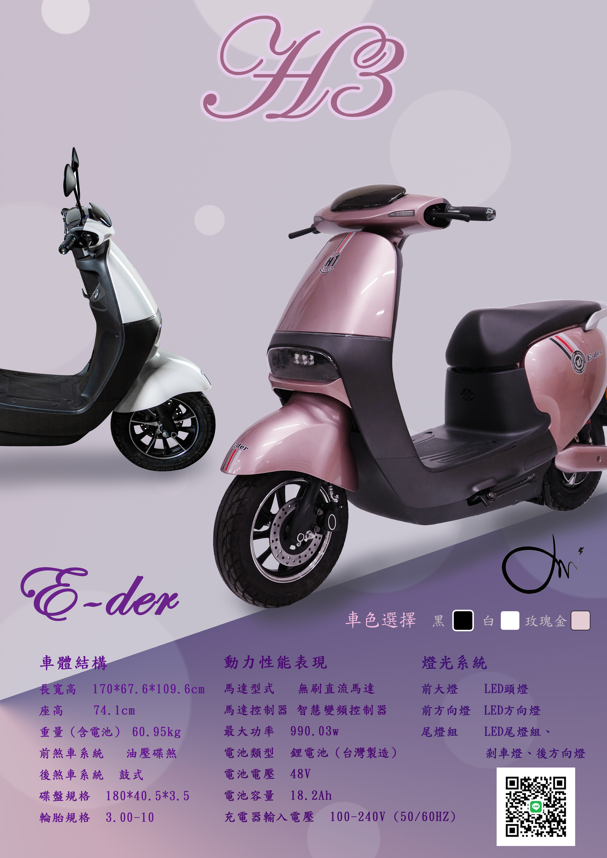 微電動車系列 H3 DM